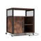File Cabinet on Wheels with Charging Station and Cable Management Hole